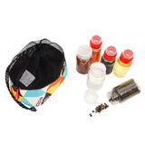 6pcs Seasoning Bottle Set Oil Can Pet Reusable Outdoor Camping Pepper Condiment Organizer With Storage Bag BBQ Cooking Portable