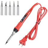 LCD Dgital Soldering Iron Kits 80W 220V 110V Temperature Adjustable Welding Tools Kit Soldering Rework Station Solder Tools