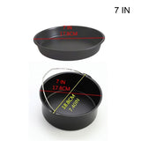 6/7/8in Air Fryer AccessoriesPizza Tray Grill Toast RackHome Kitchen Parts 3.2QT-5.8QT