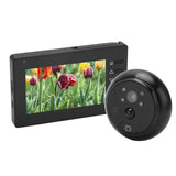4.3in Digital Peephole Viewer Smart Peephole Camera Indoor Monitor PIR Motion Detection Night Vision Waterproof