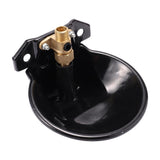 Automatic sheep water bowl cast iron drinking goat lamb drinker water bowl with copper valve 20mm pipe farm feeding equipment