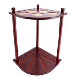 New Billiards Pool Cue Rack For Cues And Balls, Holds 8 Sticks &amp; Full Ball Set-Billiards Accessories