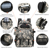 Fishing Tackle Backpack with 3 Fishing Tackle Trays Boxes Waterproof Fishing Tackle Storage Bag Organizer