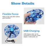 Mini UFO RC Drone Hand Sensing Helicopter Model Electronic Flying Quadcopter Flayaball Small Dron Gifts Toys Boys Dropshipping