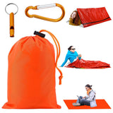 Outdoor Life First Aid Sleeping Bag Portable Single Emergency Survival Thermal Blanket Keep Warm Waterproof Camping Survival Gea