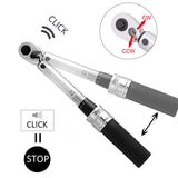 1/4" DR 1-25Nm Torque Wrench Mini Adjustable Bike Torque Wrench Set Bicycle Fixing Tools Kit Ratchet Mechanical Torque Spanner