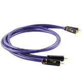 Van Den Hul RCA Cable Silver Plated Conductor  2RCA to 2RCA Male Audio Cable Hi-end CD Amplifier Interconnect RCA Cable