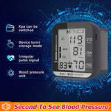 Medical Equipment Rechargeable Wrist Blood Pressure Monitor LCD Automatic Digital Wrist Blood Pressure Monitor Sphygmomanometer