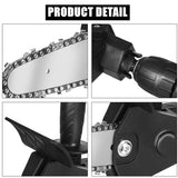 4"/6" Electric Chain Saw Converter Electric Drill Fast Modified To Electric Chainsaw Adapter Chainsaw Attachment W/ Spare Chain