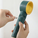 Portable Bladeless Fan Cordless Handheld USB Rechargeable Cooling Fan Summer Mini Air Cooler 3 Speed Level Leafless Desktop Fan