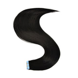 Seamless invisible hair extension female real hair wig Real hair PU hair Tape In Extension
