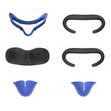 5in1 Face Cover Pad Lens Cover Facial Interface Bracket Anti-Leakage Nose Pad Set for oculus Quest 2 VR Accessories