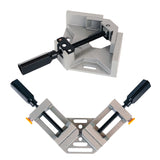 Aluminum 90 Degree Right Angle Clamp Single/Double Handle Woodworking Frame Clip 67JE
