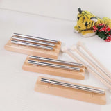 Wooden Percussion Instrument Chime Bell Mallet Knocking For Prayer Yoga Storage Bag Meditation Chime Energies Healing
