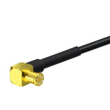 Superbat DAB + Glass Mount Active DAB Digital Car Radio Aerial Antenna MCX Male Right Angle Connector for CDAB7-AUTO
