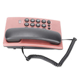 Home Landline Phone Wired Phones Desktop Corded Fixed Phone for Home Office Hotel Telephone Support Pause Mute Redial Function