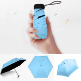 OCARDIAN Pocket Mini Umbrella Rain Women Windproof Durable 5 Folding Sun Umbrellas Portable Sunscreen Female Parasol Umbrella