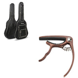 41 Inch Fully Padded Waterproof Guitar Cover Case with Capo Guitar Capo -for 6-String Acoustic and Electric Guitar