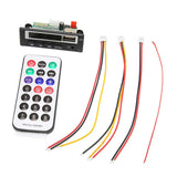 Bluetooth Decoder Board MP3 WMA Decoding Module 12V FM Wireless Audio Module Support USB / TF / FM / Hands Free Call