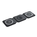 3 In 1 Foldable Magnetic Wireless Charger For Iphone 13 12 11 Pro Max X Portable Wireless Charger For Apple Watch