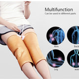 Heating Knee Pads Arthritis Knee Support Brace Pads Hot Compress Moxibustion Knee Massager Relieve Sport Arthritis Pain Injuries