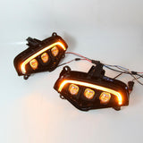2 Pieces LED Drl Daytime Running Light, Acrylic, W/  Lamps, Fog Lights, Fit   Replacement Easy to Install