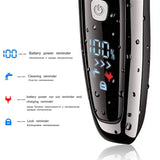 Wet dry electric shaver facial electric razor for men male beard shaving machine rotary head usb rechargeable 2in1 grooming kit