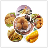 No oily smoke 1.2L electric fryer 220V stainless steel detachable liner household mini constant temperature electric fryer