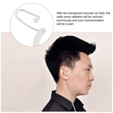 Walkie Talkie 2.5mm Tube Earpieces 1 Pin Covert Acoustic Headset with PTT Mic Compatible with Motorola Talkabout MH230R Hot Sale