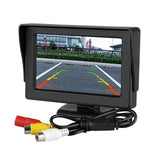 4.3" TFT LCD Car Monitor Car Display Monitor Waterproof Night Vision Reversing Backup For Reverse Rear View Camera DVD VCD