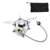 Outdoor Portable Camping Picnic Stove Durable Metal Gas Stove Camping Cooking Outdoor Stove