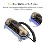 Mini telephone Retro Wall Mounted Telephone Corded Phone Landline Fashion Antique Telephone for Home Hotel telefono fijo para