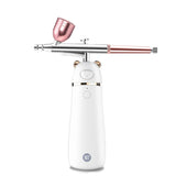 Airbrush Portable 0.0012mm Nano Oxygen Sprayer Upgraded Nozzle Mini Air Compressor Facial Moisturizing Hydrating Machine