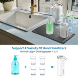 4X 15Oz/450Ml Automatic Soap Dispenser Touchless Foaming Soap Dispenser - Rechargeable Waterproof Soap Pump Dispenser