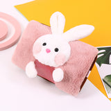 The New Double-insert Charging Hot Water Bottle Warm Waist Warm Hand Treasure Cartoon Cute Warm Water Bag Cute Rabbit Warm Baby