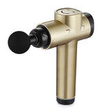 1800MAH 12V Massage Gun LCD Display Body Exercising Muscle Electric Massager 4 Heads Buttom Fascia Gun for Neck Back Vibrator