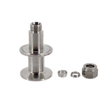 1.5" Tri Clamp x 1/2" Compression Adapter Stainless Steel 304 Homebrew Clover Fitting, Brewer Hardware