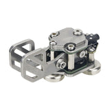 Upgrade Stainless Steel CW Morse Key Portable Telegraph Key Paddle Key With Magnetic Base For Radio Users