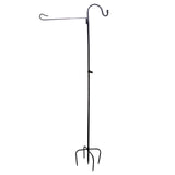Hanging Plants Iron Yard Flag Pole Shepherd Hook Ground Stake Outdoor Backyard Hardware Lantern Home For Garden Detachable Porch