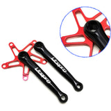 Litepro Folding Bike Crankset CNC For Brompton Ultralight 130BCD 170mm 14 16 Inch Bicycle Crankset Square Hole BMX Parts