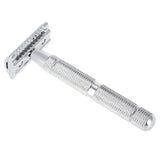 Shaver Double-Edged Safety Traditional Wet Shaver Stainless Steel Chrome Hair Removal Tool