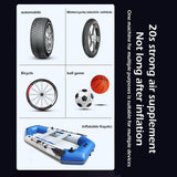 Portable Car Air Pump Air Compressor Motorcycles Bicycle Boat Tyre Inflator Digital Auto Inflatable Air Pump 12V