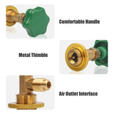 Piercing Valve  AC Charge Valve Air Conditioner Refrigerator Open Valve for R12/ R22/ R410/ R600a/R134A 11mm Outer Diameter