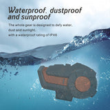 HY-01 Waterproof Motorcycle BT Wireless Bluetooth Intercom Helmet Headset Interphone for Outdoor Activities