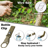New Outdoor SOS Emergency Survival Kit Gear Multifunctional Tactical Tools Emergency Kit Camping Hiking Accessories Equipment