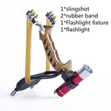 NEW With wrist support power slingshot traditional metal big power outdoor hunting slingshot  catapult rubber band slingshot