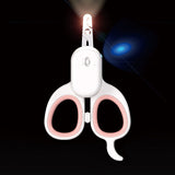 Baitewei New Pet Double LED Light Blood Line Nail Clippers UV Light Cat Moss Cleaning and Beauty Tools Cat and Dog Nail Clippers