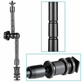 Used to install HDMI monitor, LED light, camera flash, camera DSLR, super clamp 11-inch adjustable magic articulated arm clamp,