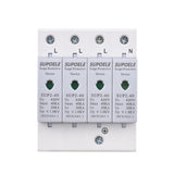 AC 420V Surge Protective Device 4P 40KA Surge Arrester Household Thunder Proof Protector Breaker DIN Rail Installation