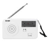 Mini Portable AM FM Radio Receiver Emergency Solar Powered Hand Crank Radio with LED Flashlight pocket radio